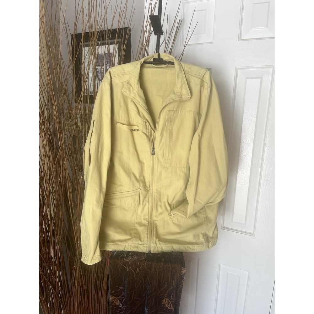 Modern Lightweight Bomber Jacket Yellow | Burton Men's Spring Zip Utility